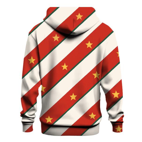 Candy Cane Stripes And Stars hoodie styles