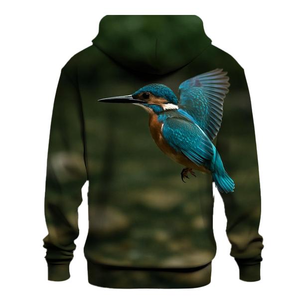 Kingfisher Hovering Above Stream hoodie trends