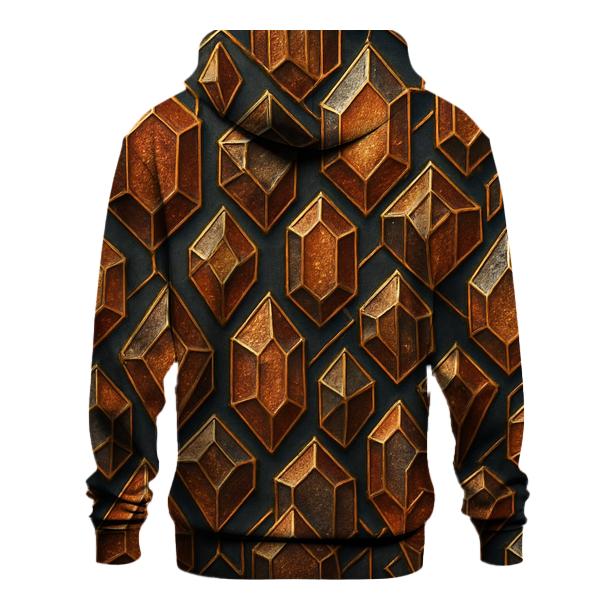 Gilded Crystal Lattice lightweight hoodies
