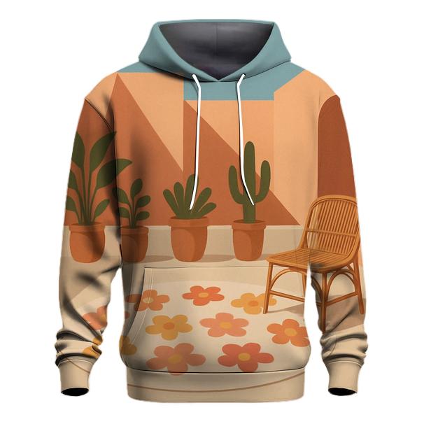 Flower Power Courtyard Retreat hoodie trends
