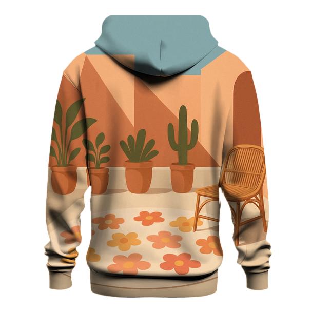 Flower Power Courtyard Retreat hoodie trends