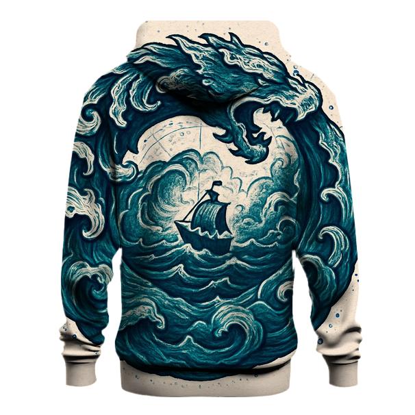 Ocean Tide Ouroboros premium hoodies