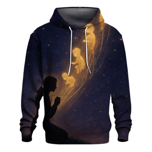 Where Her Prayers Touch The Stars graphic hoodies