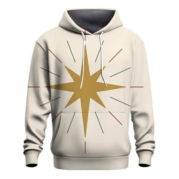 Minimal Nativity Starburst zip-up hoodies