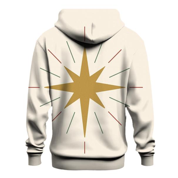 Minimal Nativity Starburst zip-up hoodies