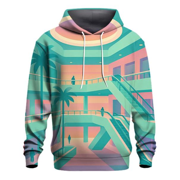 Vaporwave Mall Atrium premium hoodies