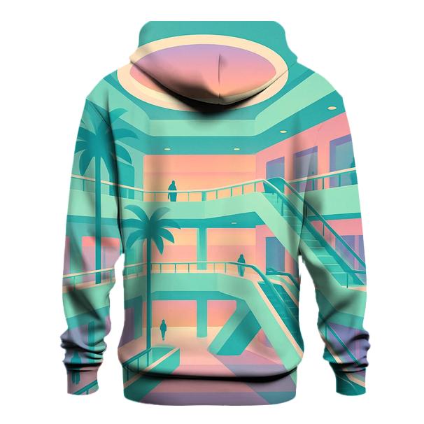 Vaporwave Mall Atrium premium hoodies