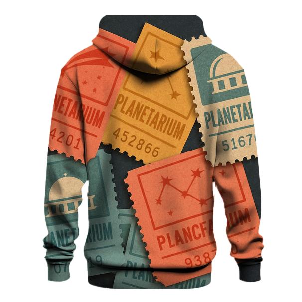 Retro Planetarium Ticket Stub Art custom hoodies