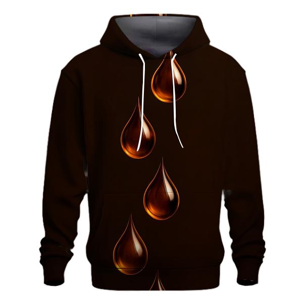 Golden Drip Cascade custom hoodies