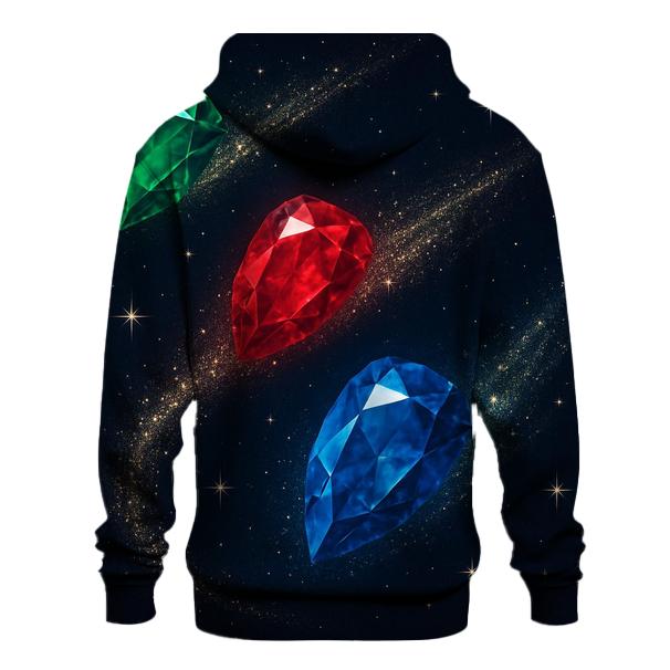 Midnight Gem Comet Trails printed hoodies