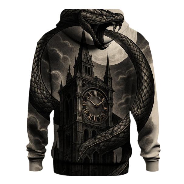 Clocktower Eclipse Ouroboros zip-up hoodies
