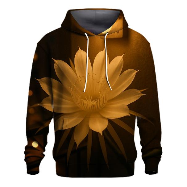 Night Blooming Cereus On City Balcony embroidered hoodies