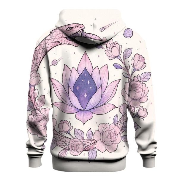 Cosmic Garden Ouroboros graphic hoodies