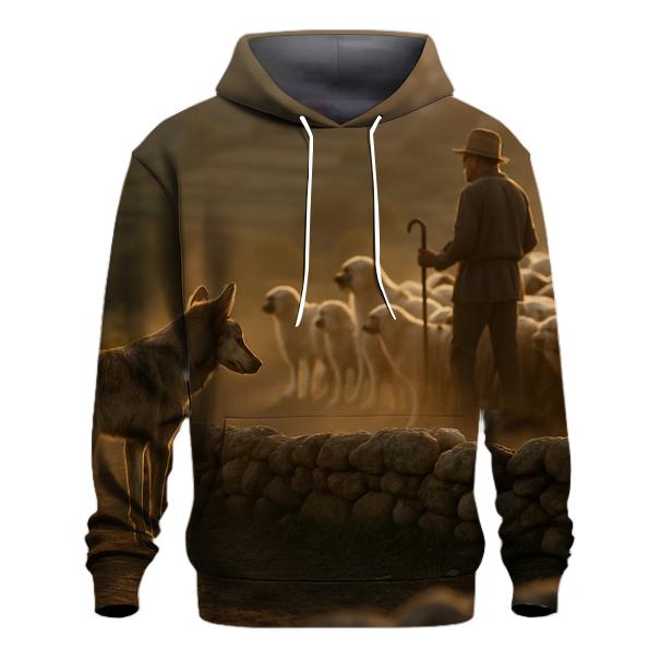 Wolf And Shepherd Flock Negotiation designer hoodies