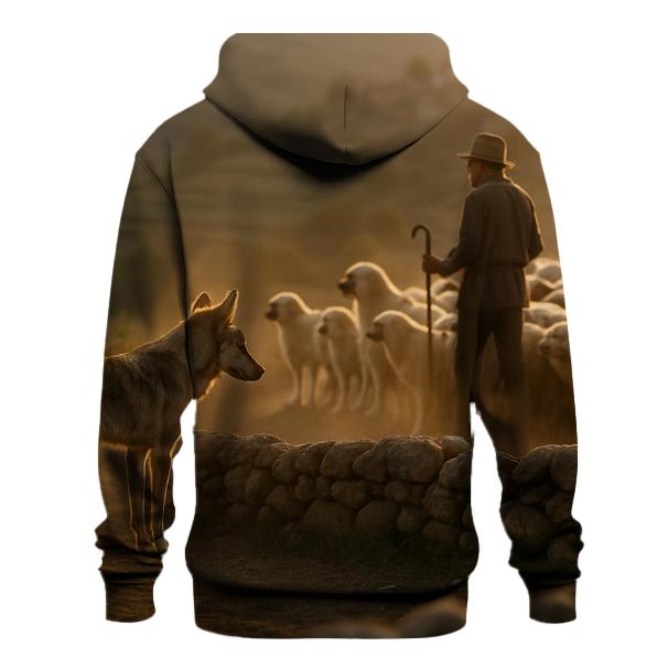Wolf And Shepherd Flock Negotiation designer hoodies