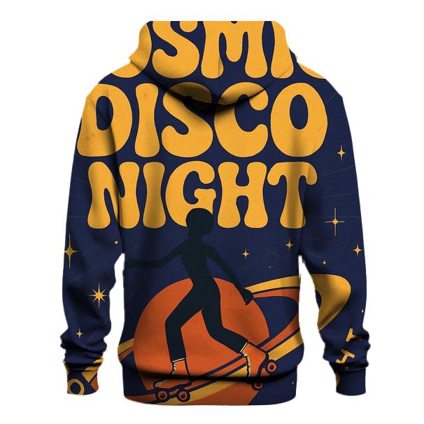 Seventies Cosmic Roller Disco Poster hoodie designs