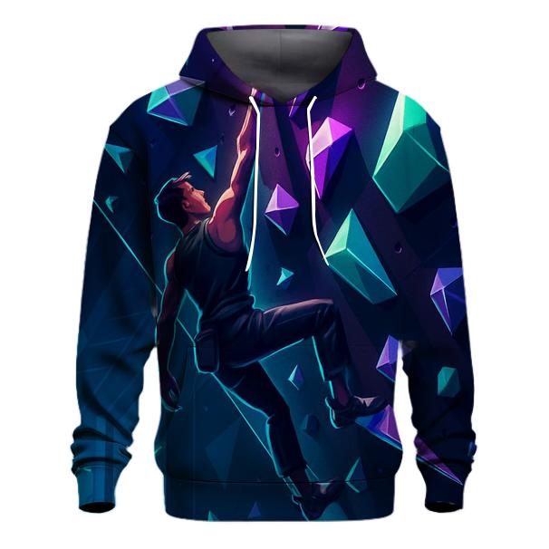 Futuristic Indoor Climbing Arena hoodie trends