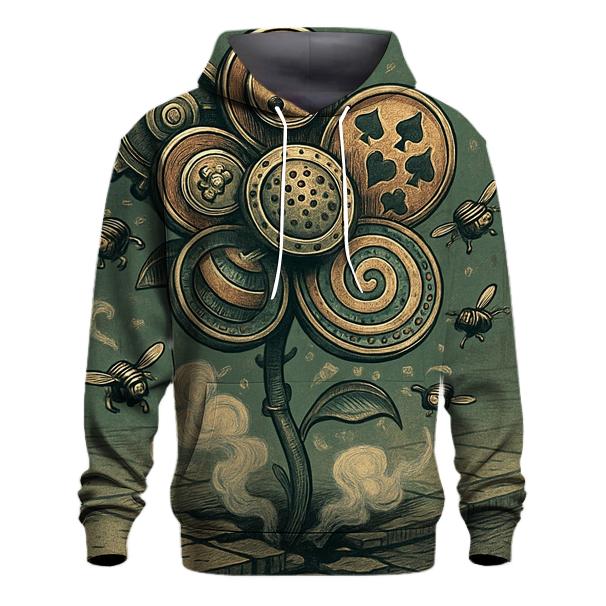 Mechanical Coin Bloom heavyweight hoodies