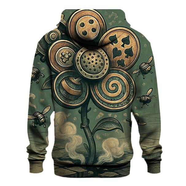 Mechanical Coin Bloom heavyweight hoodies
