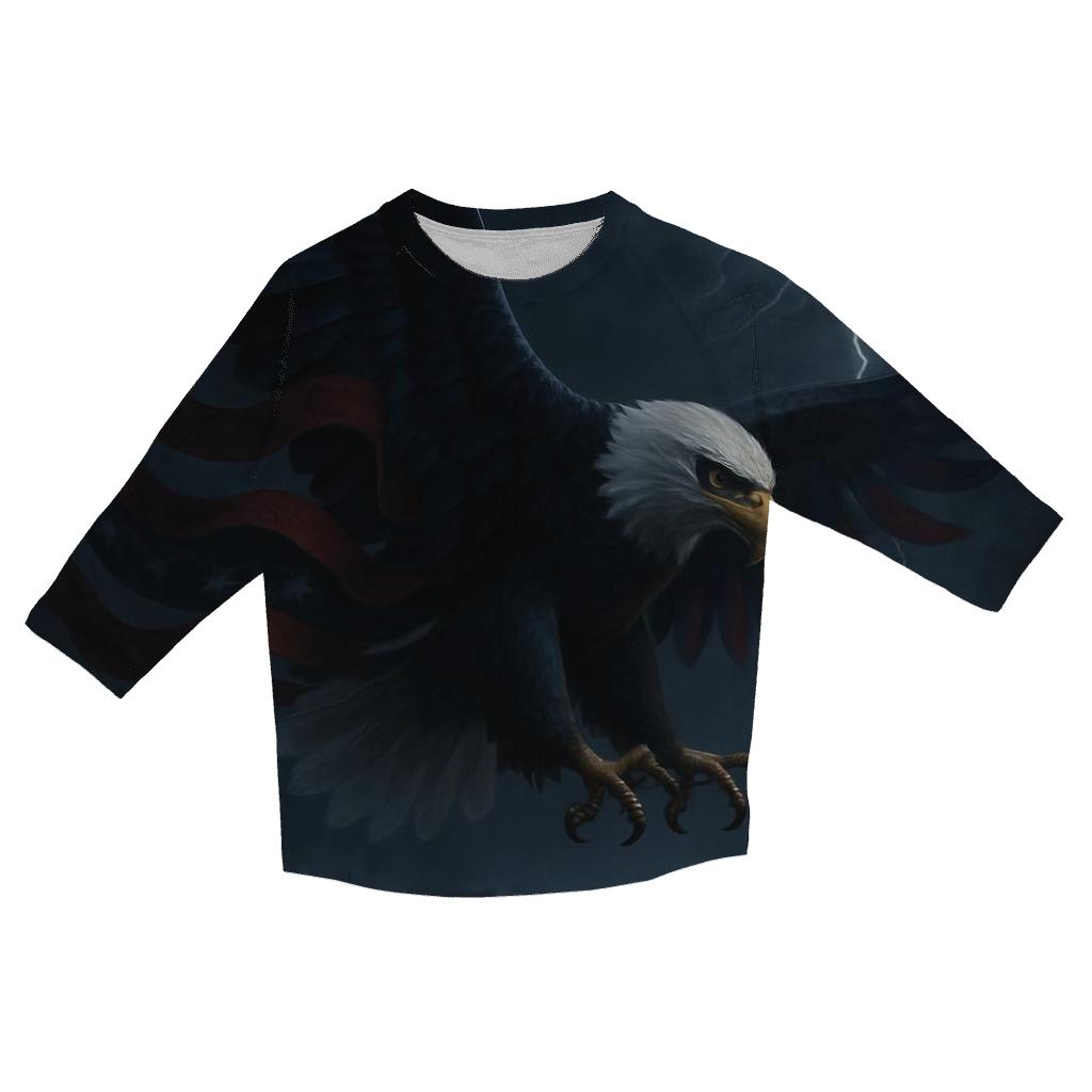 Eagle Of The Silent Watch stylish quarter sleeve tops