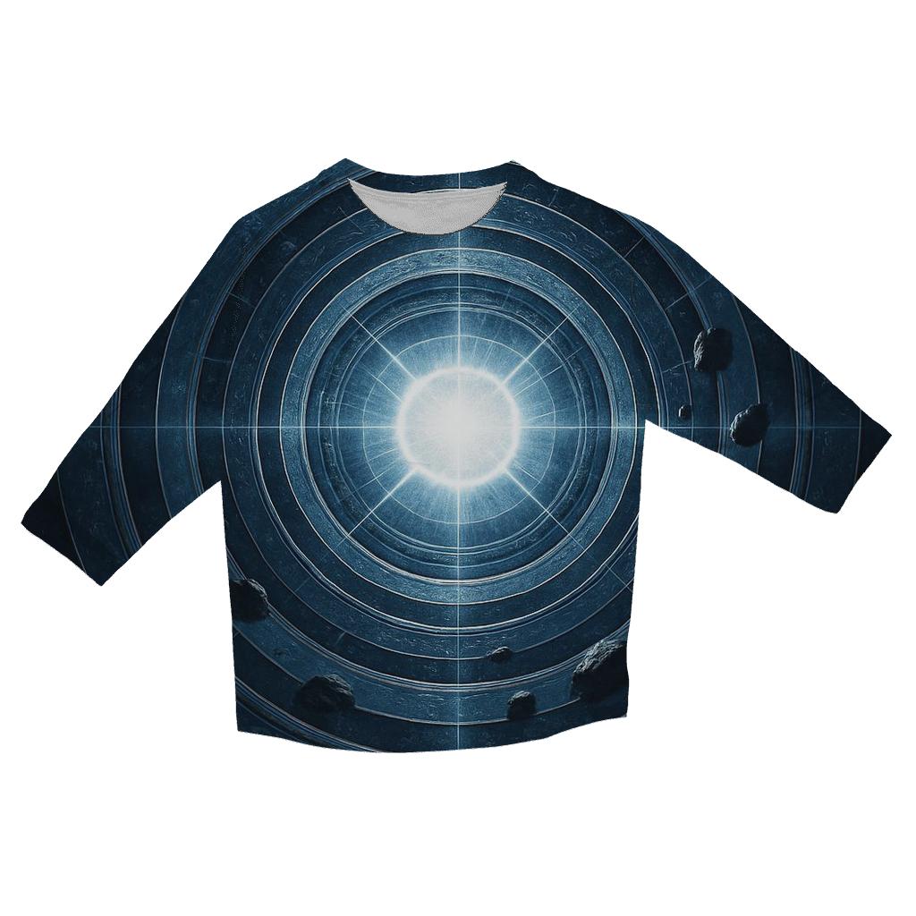Chrono Rings Of The Silent Pulsar trendy 3/4 sleeve tops