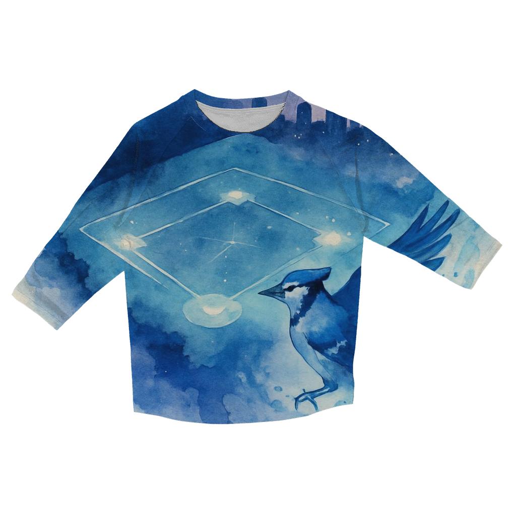 Starlight Blue Jays Dreamscape Diamond stylish quarter sleeve tops