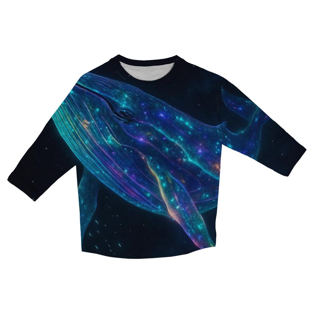 Prismatic Whale Of The Void custom 3/4 sleeve shirts