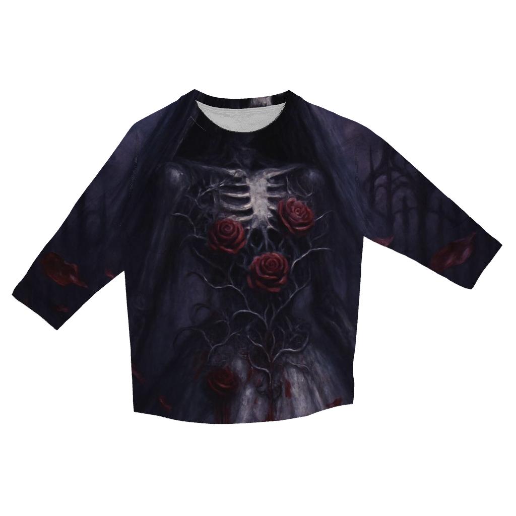 Bride Of The Iron Roses fashion 3/4 sleeve shirts