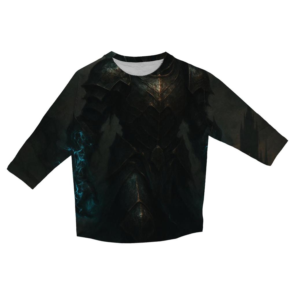 Obsidian Harbinger With Broken Halo trendy 3/4 sleeve tops