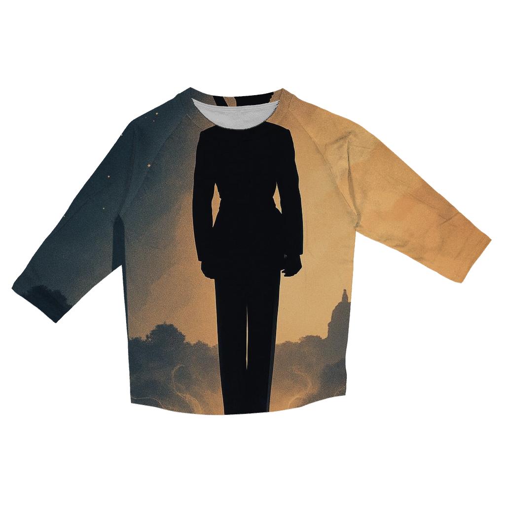 Silent Watch At The Wall fashion 3/4 sleeve shirts