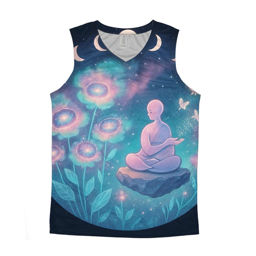 Garden Of Nebula Blossoms casual summer tank tops