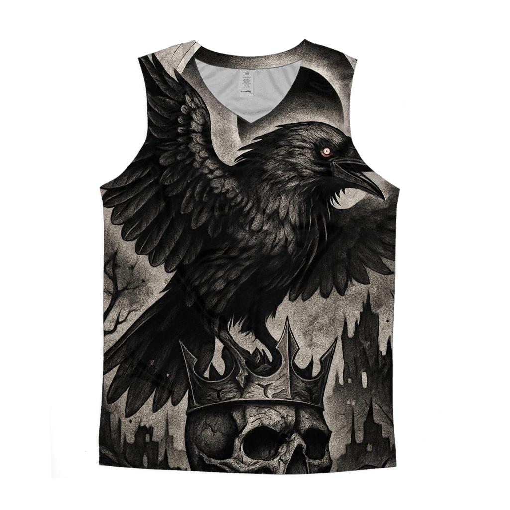 Raven Crowned Eclipse custom tank tops