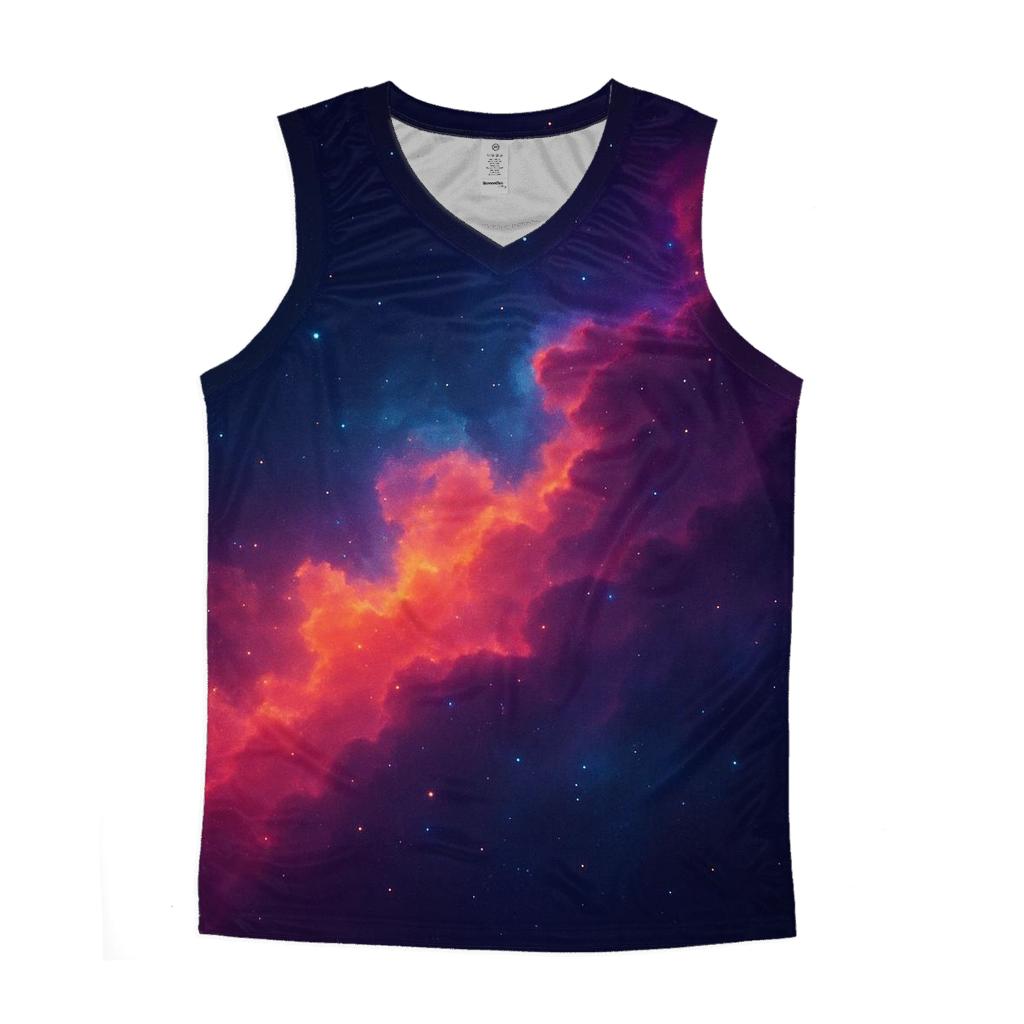 Nebula Drift Gradient Mirage stylish racerback tanks