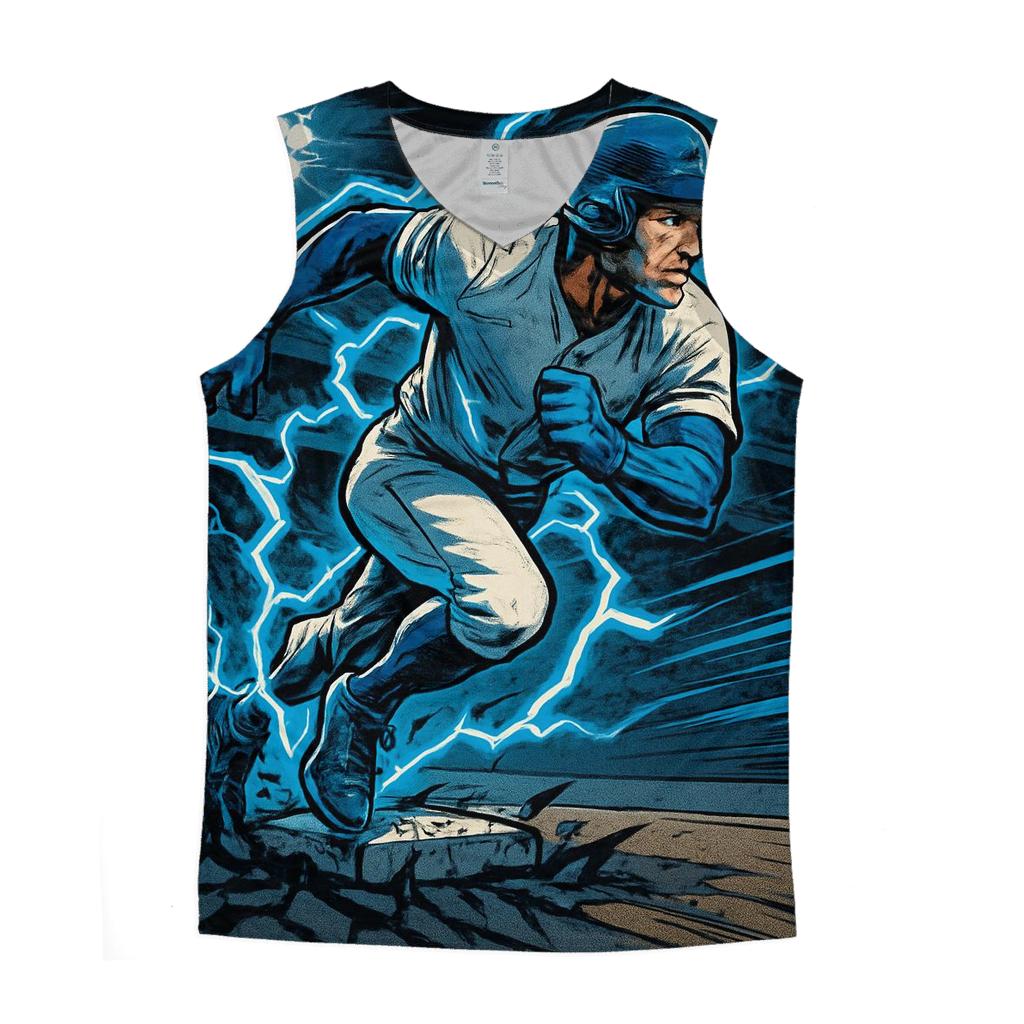 Stadium Thunder Sprint personalized athletic tanks