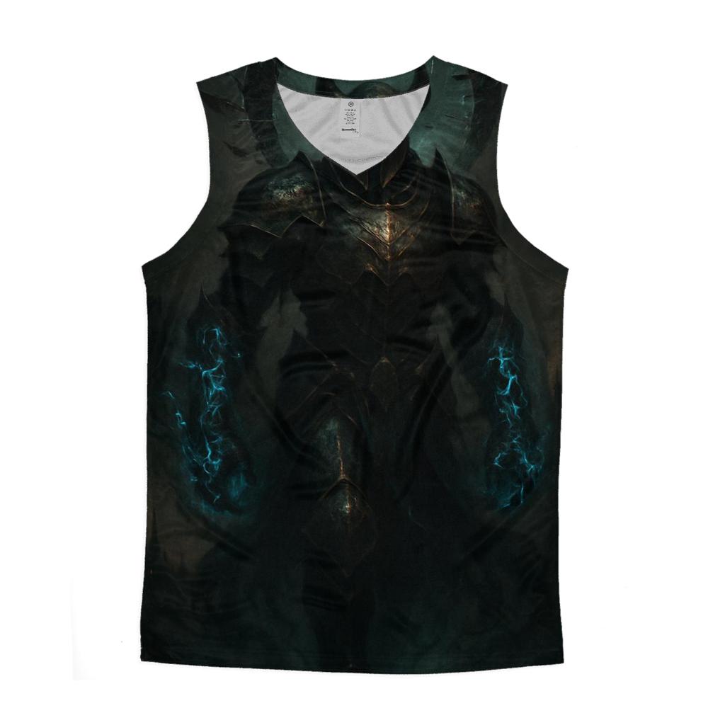 Obsidian Harbinger With Broken Halo custom tank tops