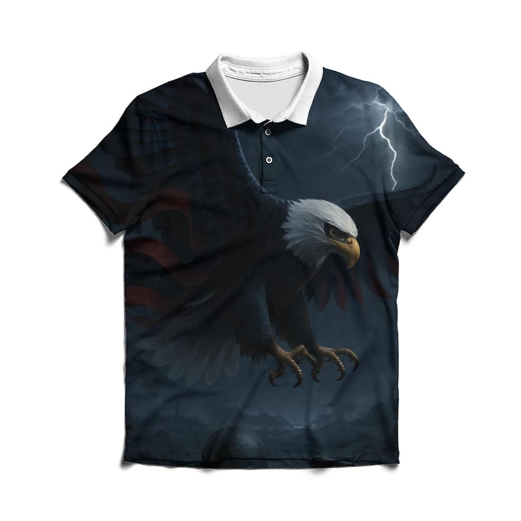 Eagle Of The Silent Watch embroidered polo tops