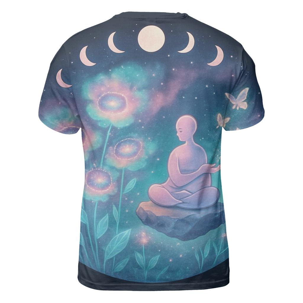 Garden Of Nebula Blossoms unique graphic print tees