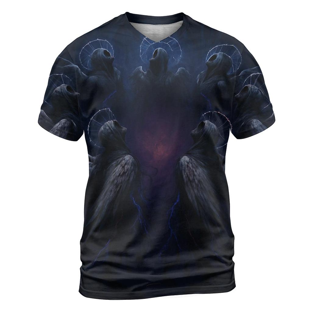 Midnight Choir Of The Fallen creative print fashion shirts
