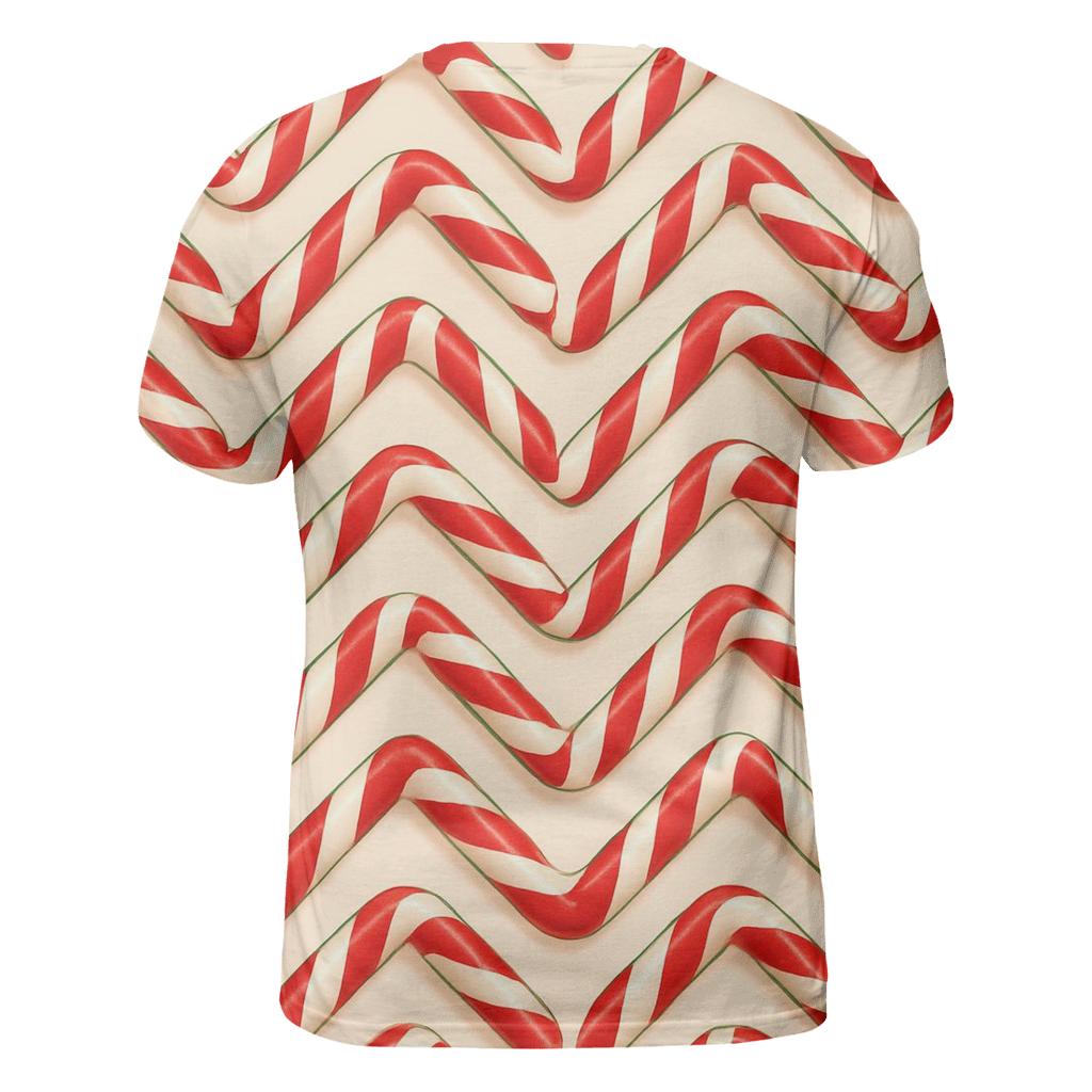 Candy Cane Chevron Parade personalized full print shirts