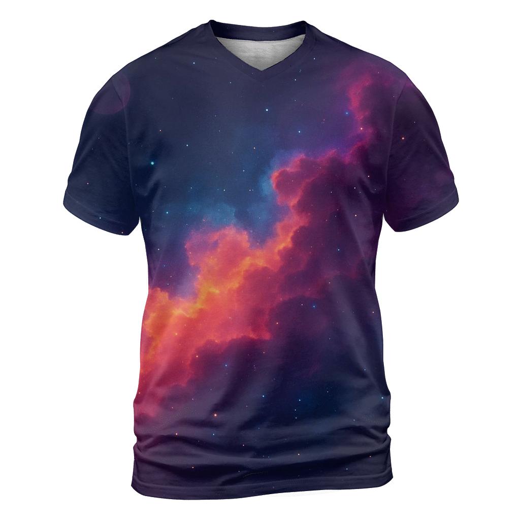 Nebula Drift Gradient Mirage personalized full print shirts