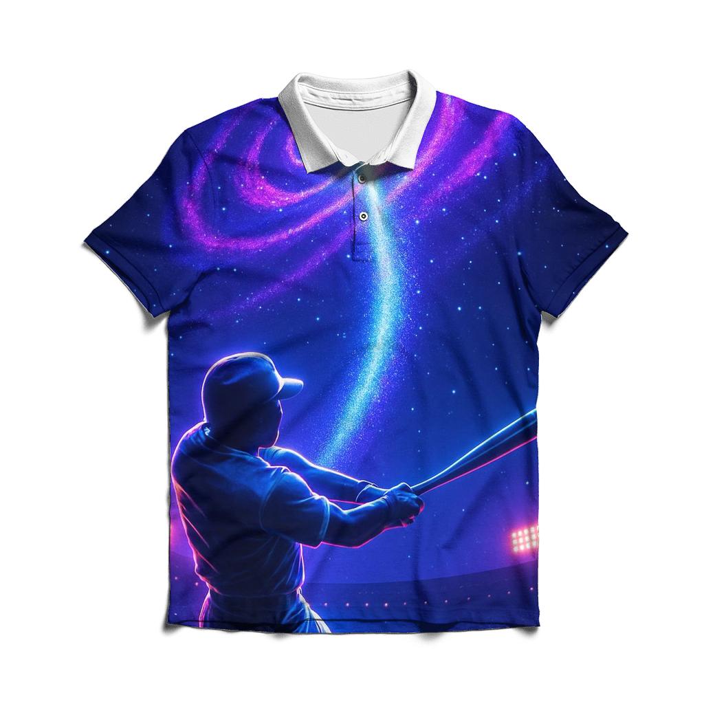 Galactic Upper Deck Shot classic pique polos