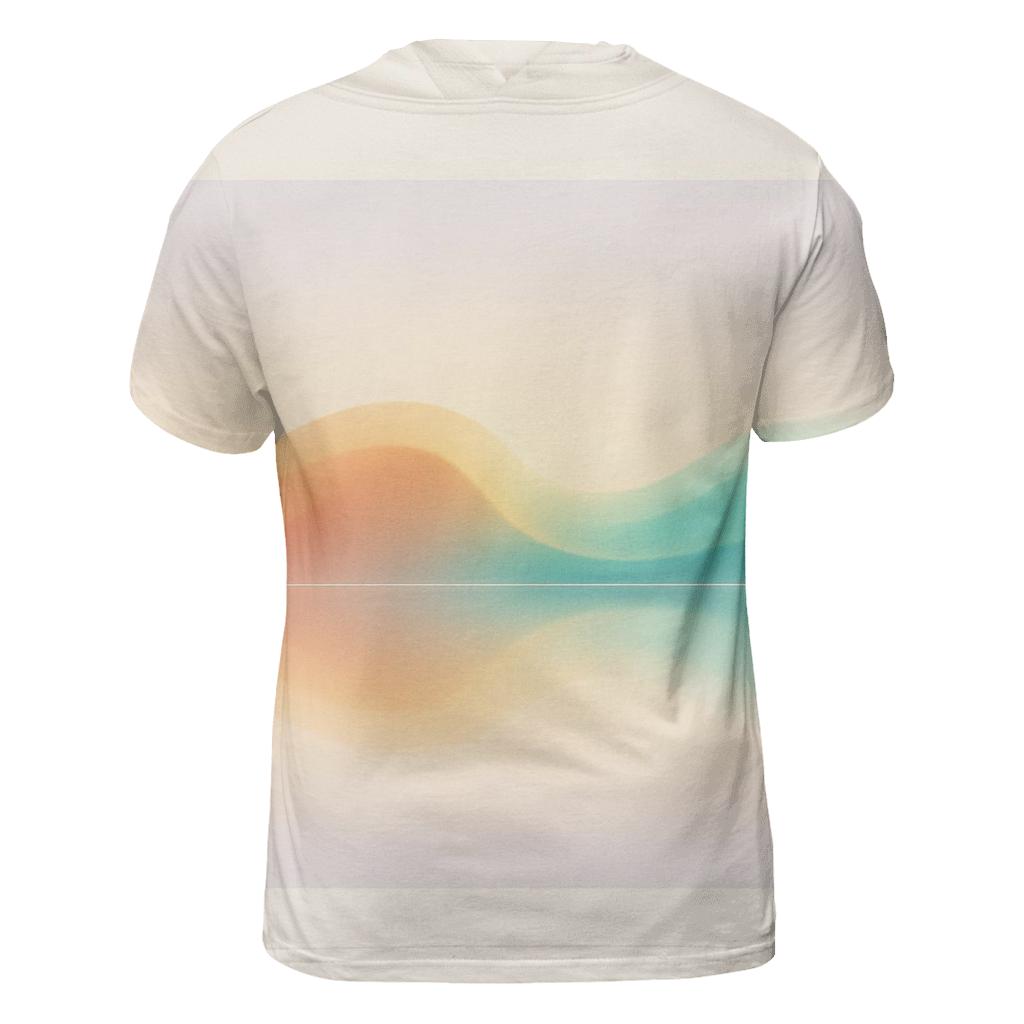 Prismatic Wave Gradient Horizon personalized full print shirts