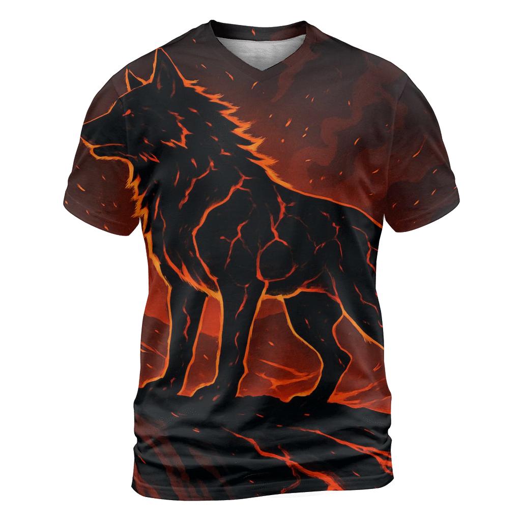 Volcanic Ember Alpha unique graphic print tees