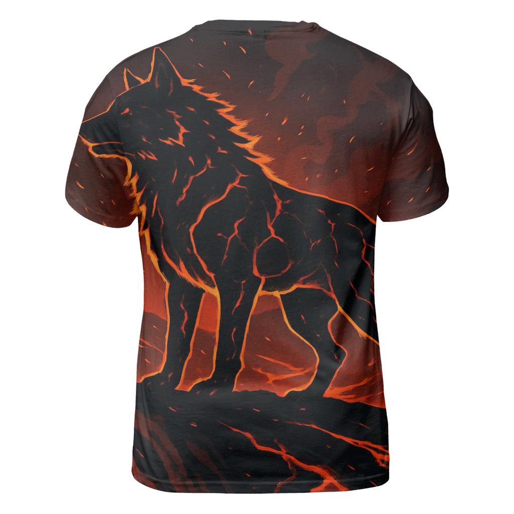 Volcanic Ember Alpha unique graphic print tees