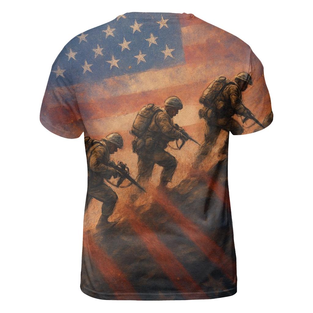 Freedom Carried On Their Shoulders personalized full print shirts