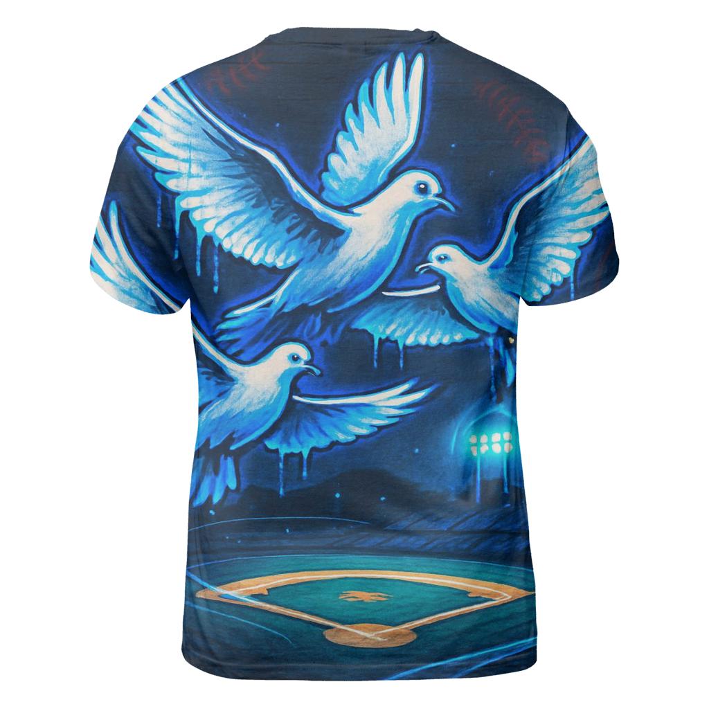 Dodger Doves Over Diamond designer pattern shirts