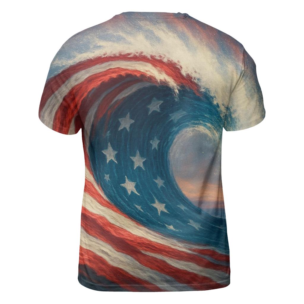Ocean Currents Of Freedom custom all-over print shirts