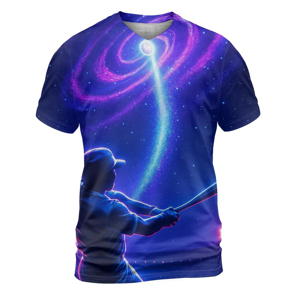 Galactic Upper Deck Shot statement graphic shirts