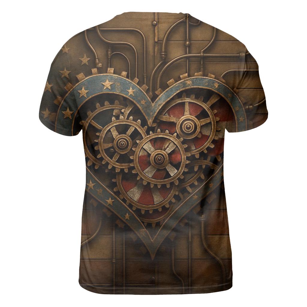 Clockwork Stars And Stripes trendy printed shirt styles
