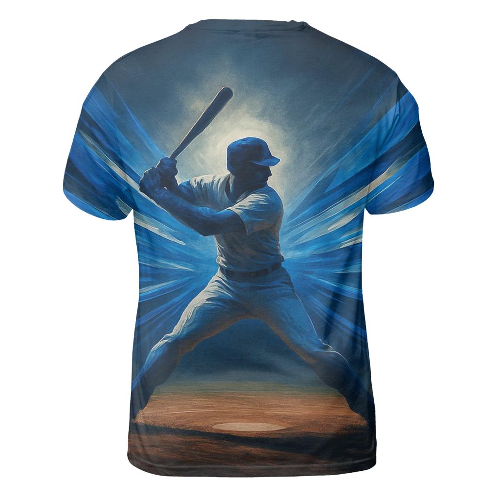 Blue Velocity Wings designer pattern shirts